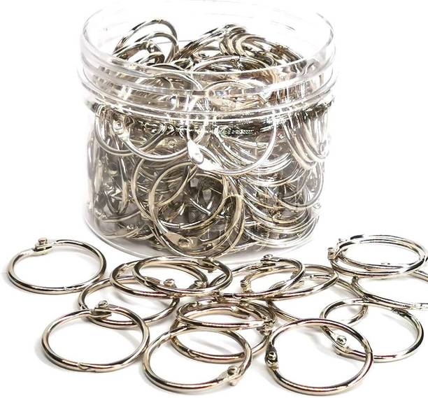 AccuPrints 1 Inch(32 mm) 50 Pack Loose Leaf Binder Rings Manual Ring Binder