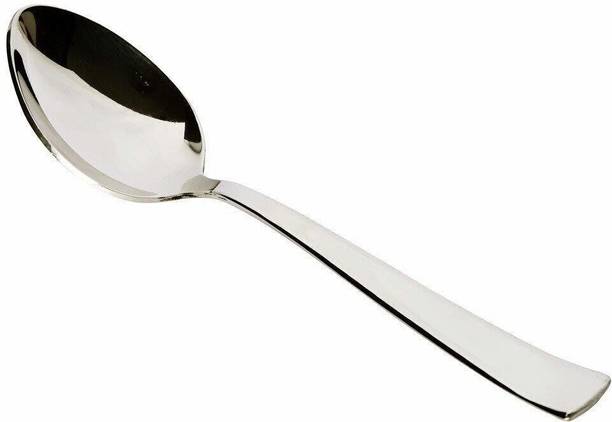 परागे 12 Pieces Spoon Set For Dinner Spoon Set Combo, 16cm, Dining Tableware Spoon Set स्टेनलेस स्टील टेबल स्पून, डेज़र्ट स्पून, आइस-क्रीम स्पून, शुगर स्पून सेट