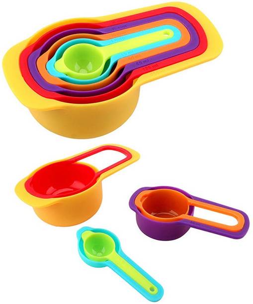 गैम्बिट Plastic Measuring Spoons for Kitchen (6 pack) प्लास्टिक मापने का स्पून सेट