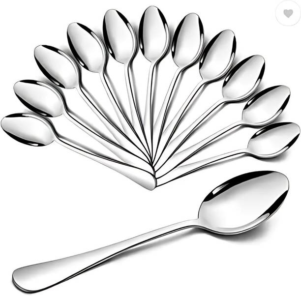 VishList Stainless Steel Spoons Set of 12, Dinner Spoon...