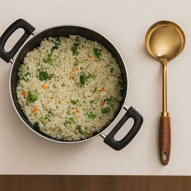CHEFORRA Multipurpose Stainless Steel Serving Spoon for...