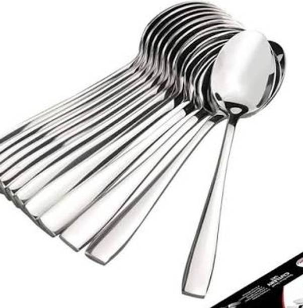 RAJKUMAR Sss-01 Steel, Bone China Serving Spoon, Tea Sp...