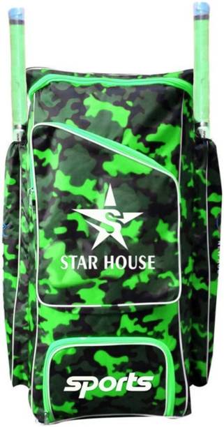 Star House Cricket Kit Bag Nylon Material Extra Pocket76 (Multico