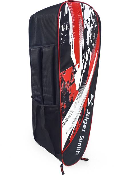 Jager-Smith Raptor Double Zipper Badminton Sports Bag with Shoe Compartment|Front Zip Pocket