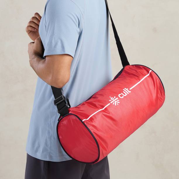 Cult Duffle Bag-Unisex-Adjustable Strap-Mesh pocket-Gym & Sport Bag-Red-12 L