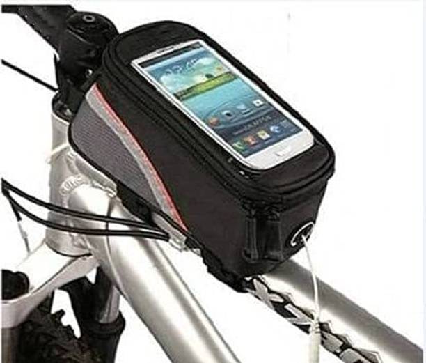 Khargadham Bicycle Waterproof Mobile Holder Bag with PVC Touch Screen