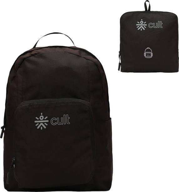 Cult 25 Litre Foldable Backpack Water Resistant Travel Bag with Adjustable Straps