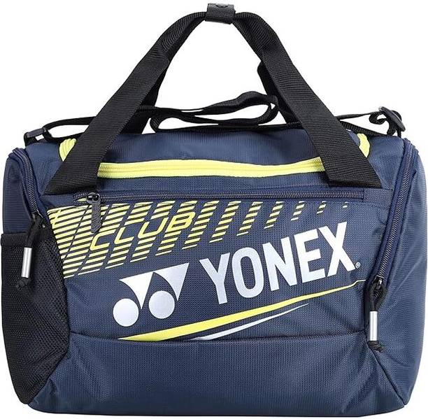 YONEX Club Duffel Gym Bag, Blue/Yellow
