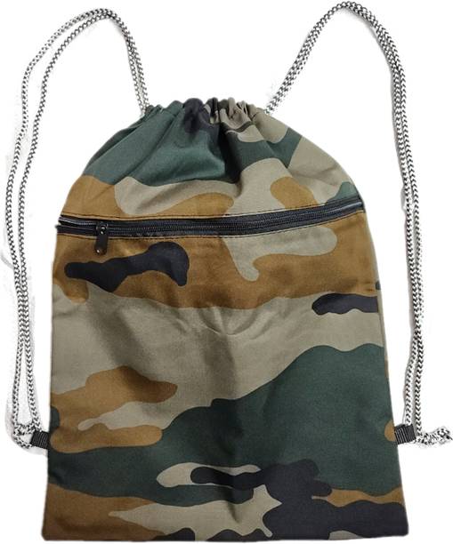 Kumar's Trend Small 15 L Backpack Unisex Camouflage Army Military Dori Bag (Multicolor)