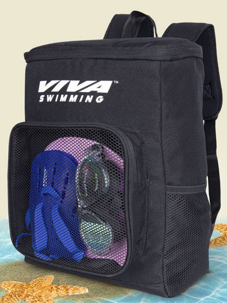 विवा स्विमिंग Big Mesh Marine Water Proof Backpack for Swimming, Gym, Workout Gear & Travel