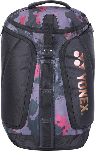 YONEX Champion Badminton Backpack, Large - Black/Persian Red