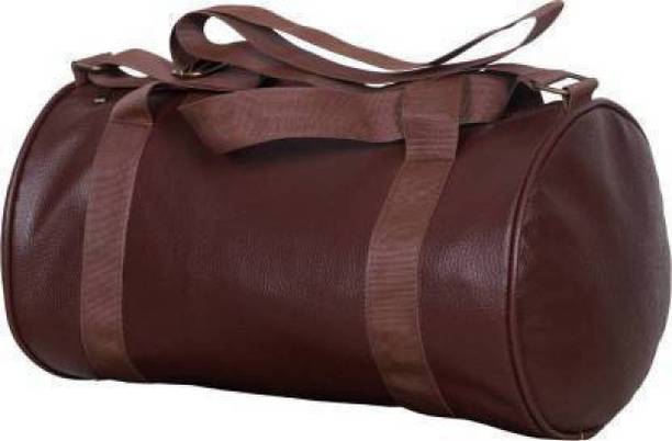20 L Gym Duffel Bag - DB_GYM BAG / Lightweight EZY Carry - Brown
