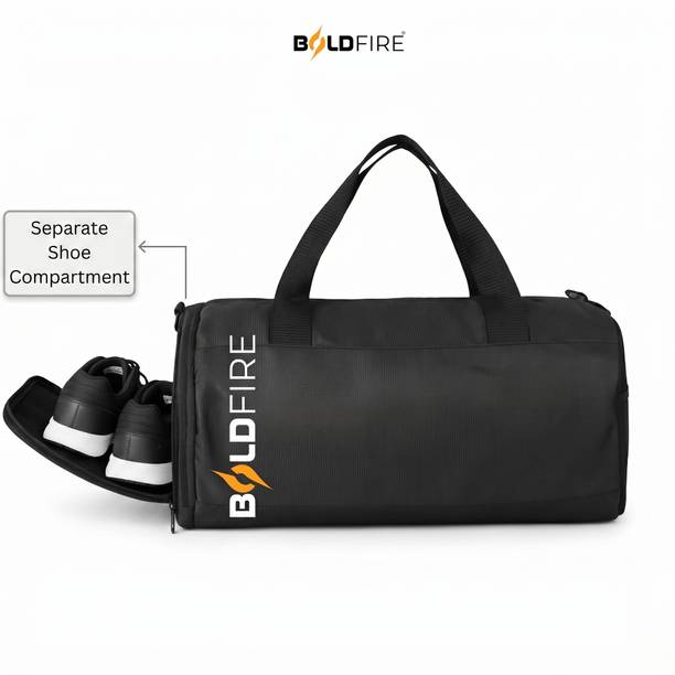 BoldFire Gym Bag for Men & Women Sports / Shoes Compartment