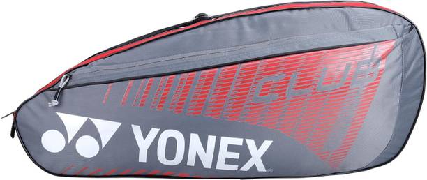 YONEX Club BT6 Badminton Racquet Bag (Grey/Red)