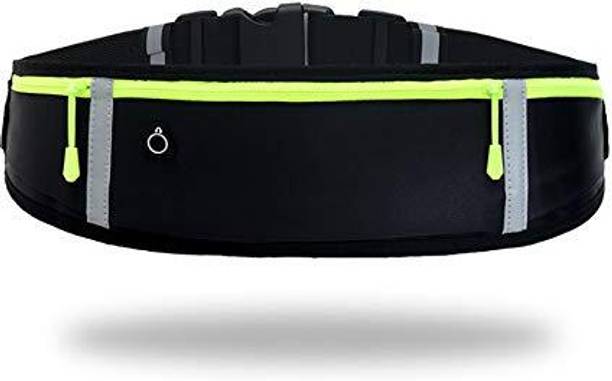 craftyvibes Running Waist Belt Reflective Zipper Pouch