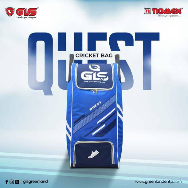 GLS Quest Pro Cricket Kit Bag With Mini Tractor Wheel a...