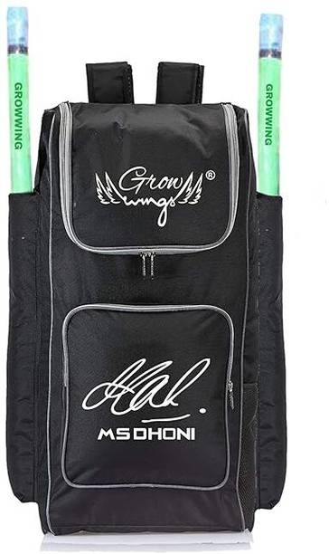 Grow wings Black Dual Pocket Light Weight Cricket Kit B...