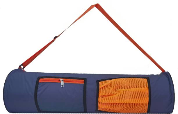 PANCHTATAVA Taffeta Daylight Illusion with Orange Double Durable Pocket Yoga Mat Cover Bag