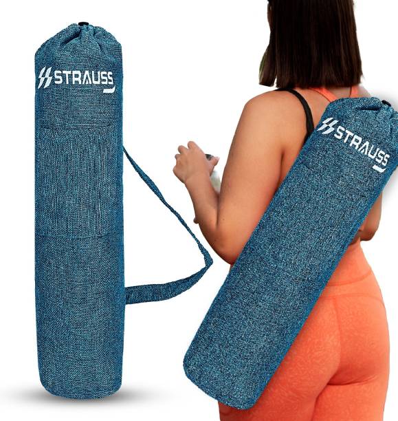 Strauss Jute Yoga Mat Bag with Shoulder Strap | Yoga mat cover