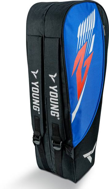 यंग R2 Pro Badminton Double Zipper Kitbag | Durable Polyester Fabric