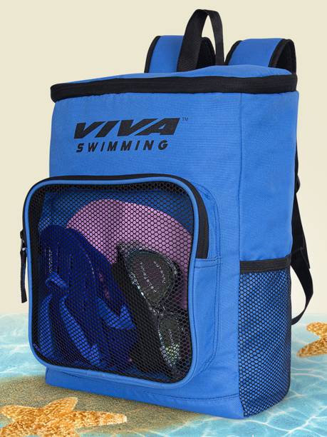 विवा स्विमिंग Big Mesh Marine Water Proof Backpack for Swimming, Gym, Workout Gear & Travel