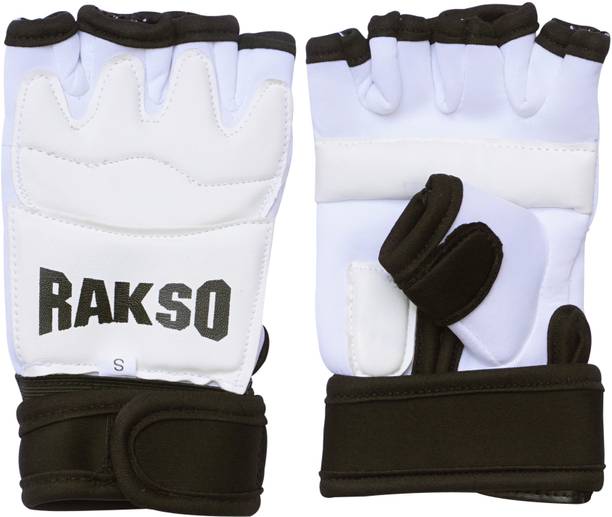 Rakso Taekwondo Point Boxing Gloves WHITE BLACK SIZE S Boxing Gloves
