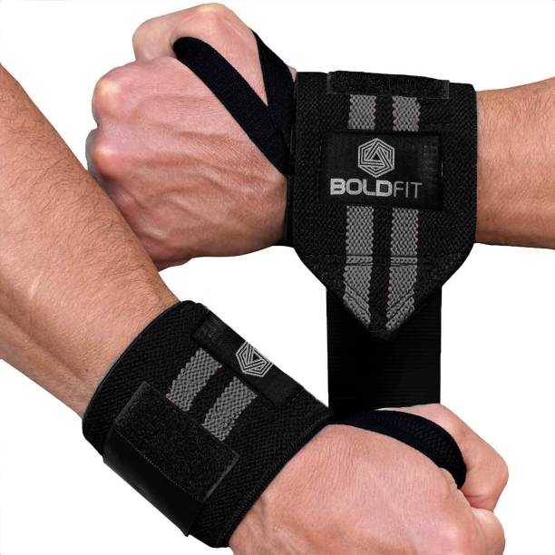 BOLDFIT Wrap & For Men Women Wrist Bands Support Gym & Fitness Gloves