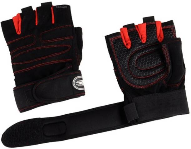 GOCART Weight Lifting Gloves With 12" Gym & Fitness Gloves