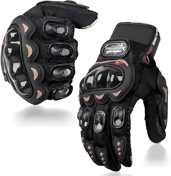 आर एक्स पी BIKE RIDING RIDER GLOVES FULL FINGERED MOTORCYCLE BIKE WITH HARD KNUCLES राइडिंग के दस्ताने