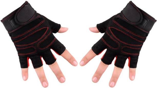NIRVA Weight Lifting Workout Fitness Training Biking Cycling Gloves Gym & Fitness Gloves
