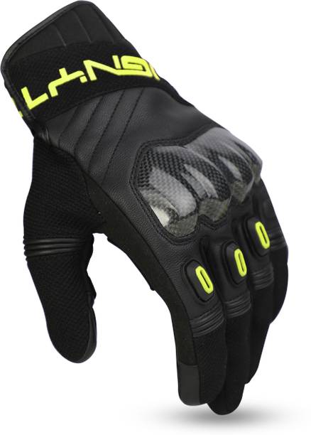 इगनाइट Carbon Full Finger Bike Riding Gloves with Touch Screen Sensitivity राइडिंग के दस्ताने