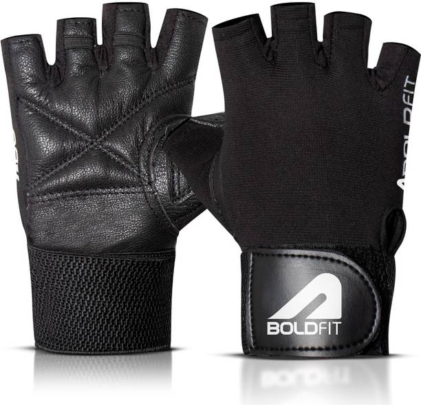 BOLDFIT Gym Gloves for Men Gym Gloves with Wrist Support Hand Glove Gym Gloves for Women Gym & Fitness Gloves