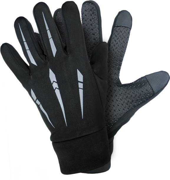 zaysoo Waterproof Winter Outdoor Gloves Athletic Touch Screen Gloves Riding Gloves GREY Riding Gloves