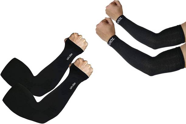 Homeistic Applience Cotton UV Protection Arm Sleeves/Hand Socks - Fingerless, Sun Protection Gloves Gym & Fitness Gloves
