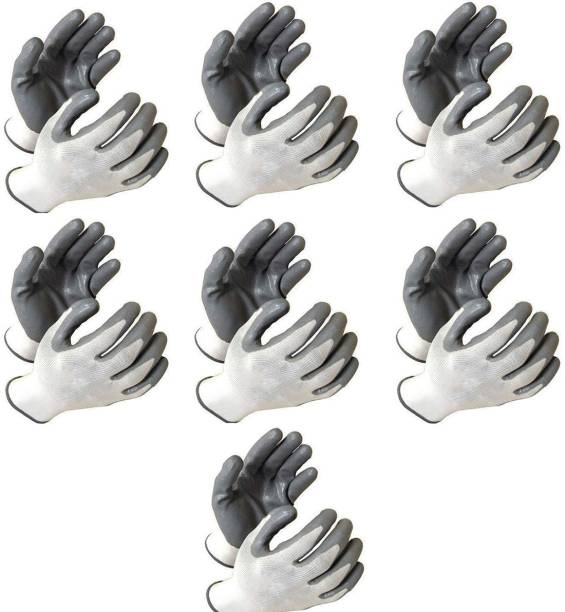 RBGIIT Heavy Duty Reusable Industrial Safety Nylon Anti Cut Resistant Hand Gloves Golf Gloves