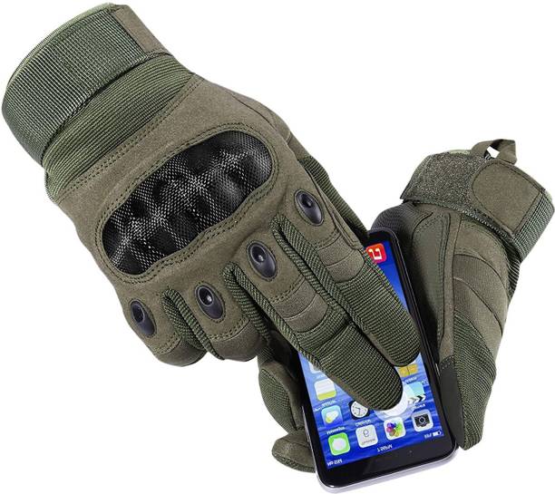 GymWar Best Gym Gloves For Men - Free Size - Green Gym & Fitness Gloves