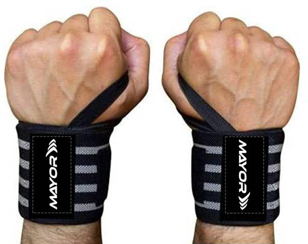 MAYOR Secure Wrap Gym & Fitness Gloves For Men Women Wrist Support Wrist Bands Gym & Fitness Gloves