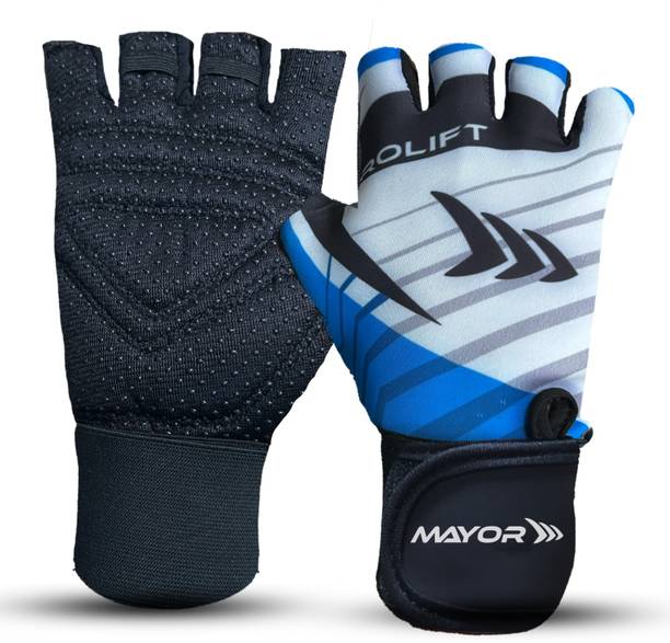 MAYOR Prolift Gym Gloves With Wrist Support, Weight Lifting Gloves (Free Size) Gym & Fitness Gloves