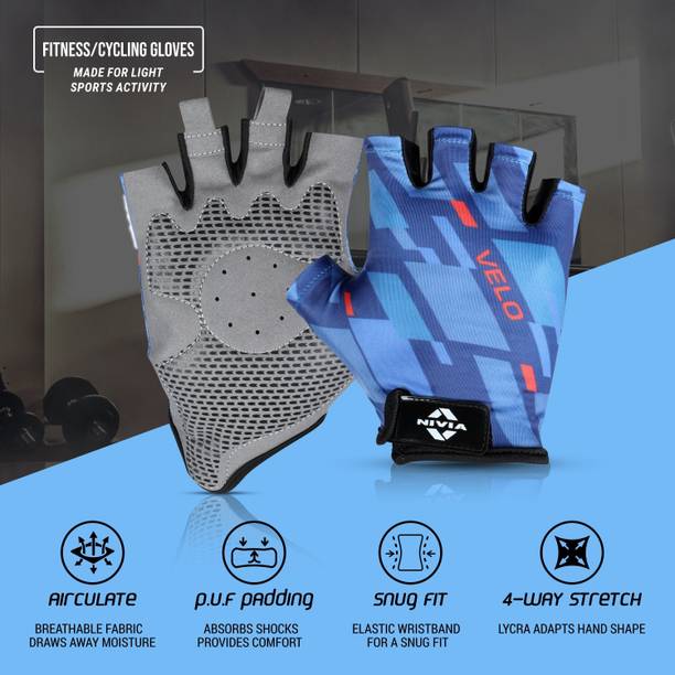NIVIA Velo Fitness Glove Gym & Fitness Gloves