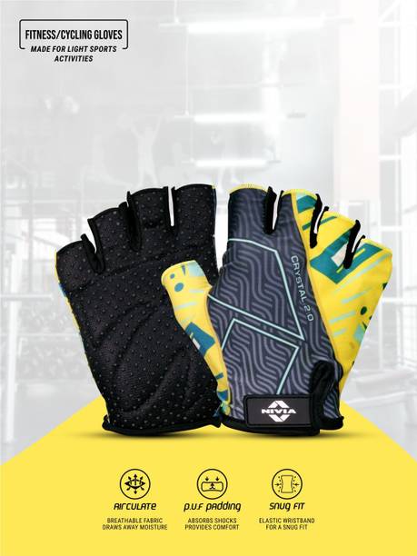 NIVIA Crystal 2.0 Fitness Glove Gym & Fitness Gloves