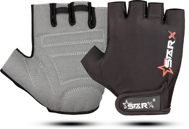 STARX Minati Gym Gloves Grey,Black for Men and Women Gym & Fitness Gloves