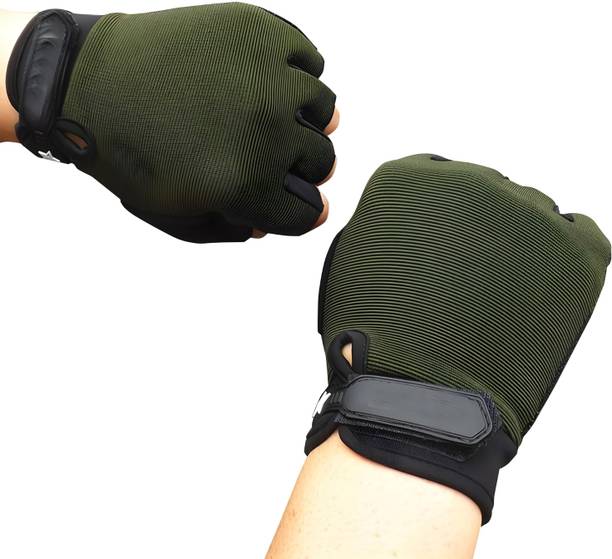 MozFit Half Finger Tactical Gloves Fingerless Cycling Gloves Anti-Slip Breathable Glove Riding Gloves