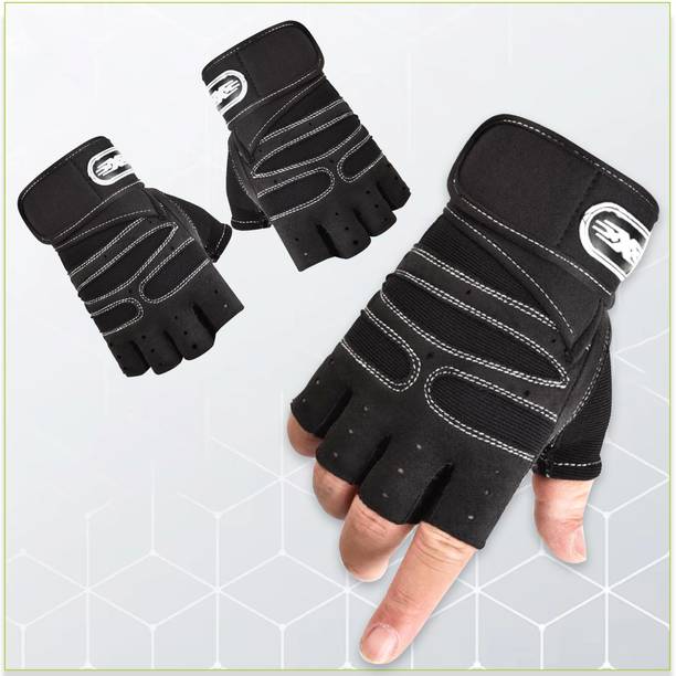 Manogyam Unisex Gym Gloves Fitness Weight Lifting Gloves, Sports Exercise, Workout Gloves Gym & Fitness Gloves