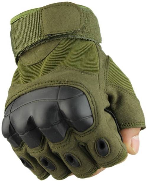 GymWar Half Finger Tactical Gloves Military Army Shooting Hunting Climbing Cycling Gym & Fitness Gloves