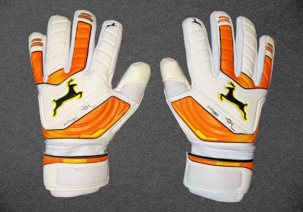 Microtics Soccer Gloves with Excellent Grip | Latex Material | Size- 8 | Wide Wristband Goalkeeping Gloves