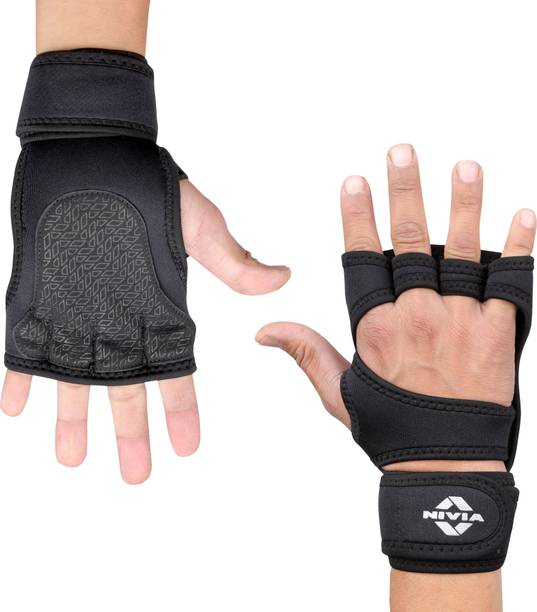 NIVIA Spider , Padded Palm, Ideal for Gym Weightlifting Gym & Fitness Gloves