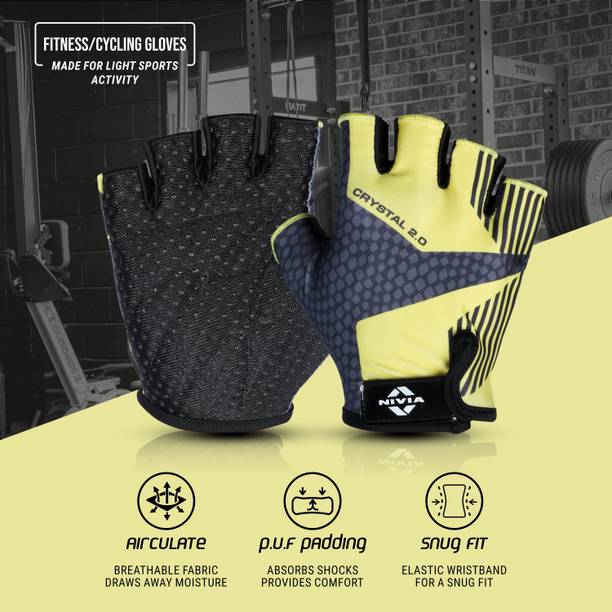NIVIA Crystal 2.0 Fitness Glove Gym & Fitness Gloves