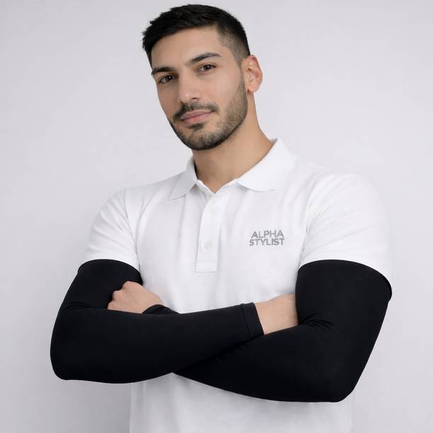 ALPHA STYLIST Cotton Arm Sleeve For Men & Women