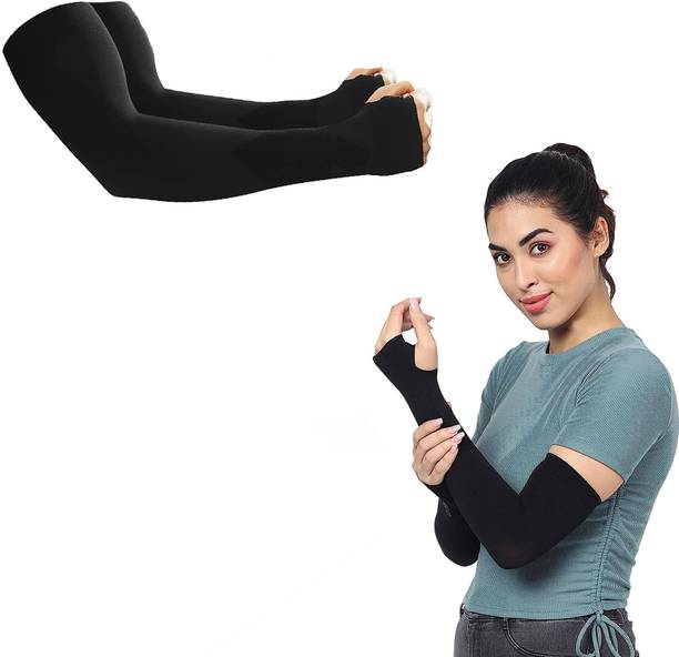 Manogyam Full Arm Sleeve for Tan Protection, Sports, Wa...