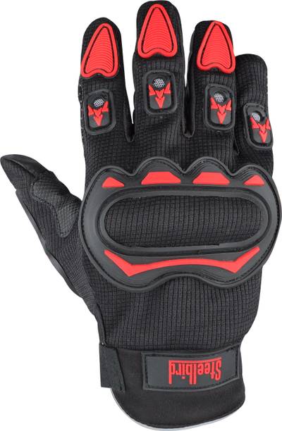 Steelbird Bike Riding Gloves with Touch Screen Sensitivity at Thumb and Index Finger Riding Gloves
